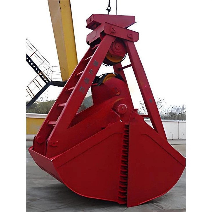 Double Cable Double Flap Mechanical Grab